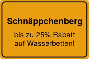 Wasserbett Schnäppchen Sonderangebote