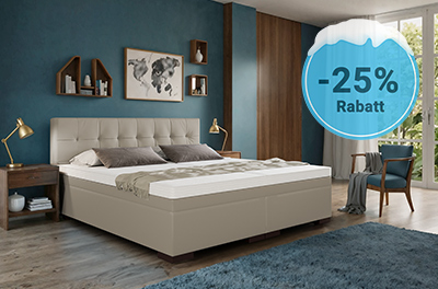 Deal 6: Premium Boxspring Wasserbett mit div. Kopfteilen