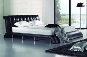 Gelbett Classic Chicago schwarz